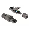 Netwerkkabel DeLOCK RJ45-stekker Cat.8.1 STP gereedschapsvrij zwart