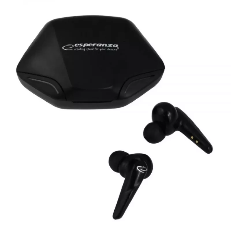 Esperanza EH231K koptelefoon/headset draadloos in-ear bellen/muziek micro-USB Bluetooth zwart