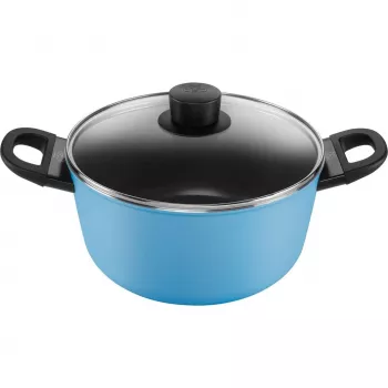 Braadpan Ballarini Caprera 2H 24 cm, antiaanbaklaag, blauw
