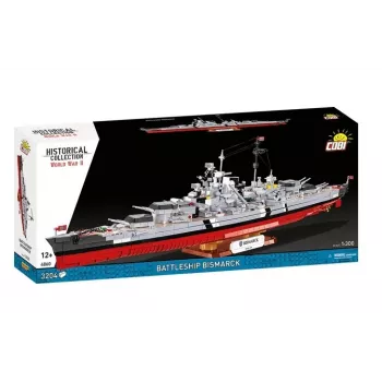 Bouwpakket Cobi slagschip Bismarck model met 3204 onderdelen - Cobi CO BI-4860