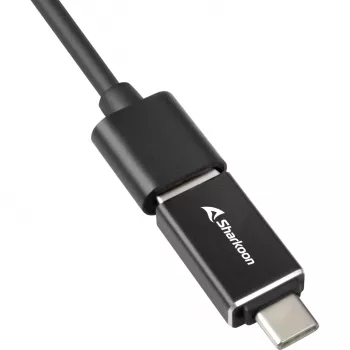 Sharkoon interfacehub USB 3.2 Gen 1 (3.1 Gen 1) Type-C 5000 Mbit/s zwart
