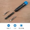iFixit Narwhal 6-in-1 schroevendraaier met vergrendelbare draaikap, zwart