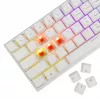 Mechanisch toetsenbord White Shark Wakizashi-2 US Red Switch, tenkeyless/US-layout, wit