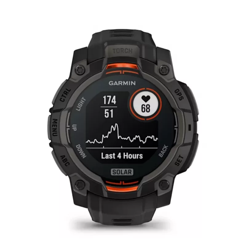 Garmin Instinct® 3 – 45 mm, solarhorloge zwart