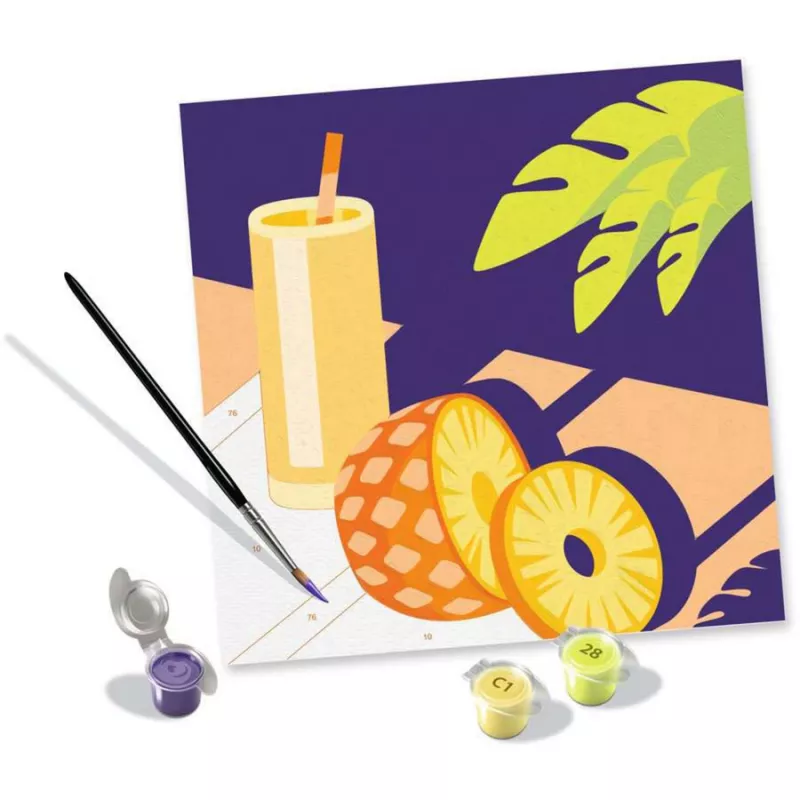 CreArt - Mocktail Ananas, schilderen