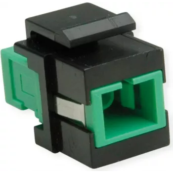 ROLINE glasvezel-keystone SC/SC simplex singlemode OS2 APC - single- of monomodevezel