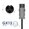 Akyga AK-EV-11 oplader voor 36 V e-scooter, 42 V / 2 A 84 W, GX12 3-polig 9 mm, 1 m