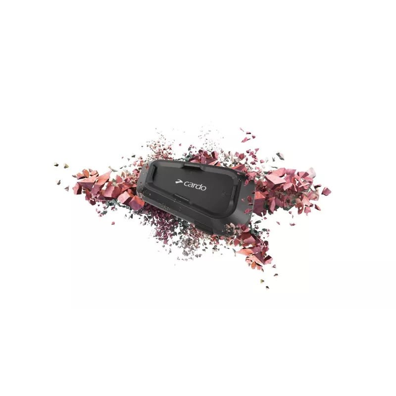 Cardo Spirit motor-intercom 2 kanalen 400 m zwart