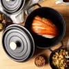Gietijzeren braadpan Russell Hobbs 24 cm, zwart