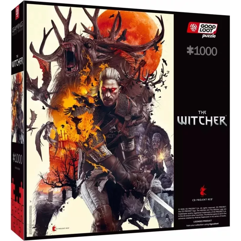 Good Loot Gaming Puzzle: The Witcher Monsters, 1000 stukjes