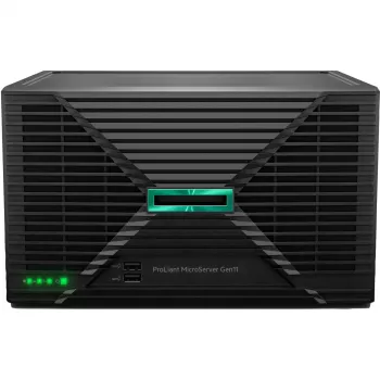 HPE ProLiant MicroServer Gen11 E-2434 4c 32GB-U 4LFF-NHP 2x4TB HDD 180W externe voeding EMEA Cmp Mod Svr