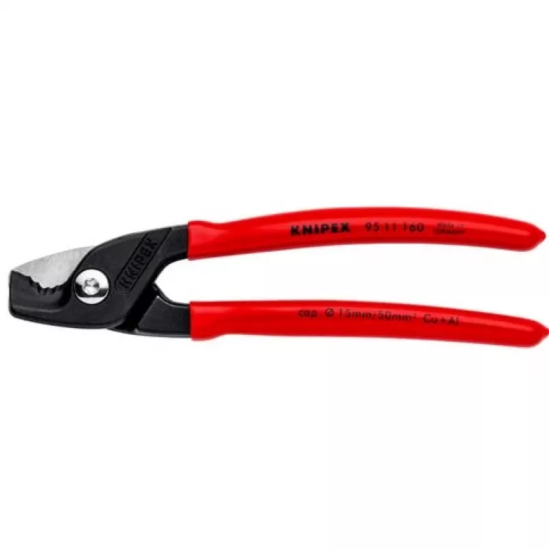 Kabelschaar Knipex 95 11 160 — 160 mm snijcapaciteit, ergonomische grepen