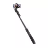 Statief-selfiestick Crong CRGSGU1BLK aluminium Bluetooth met opvouwbare poten en telefoonhouder