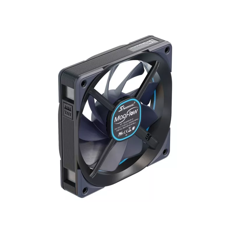 Seasonic MagFlow 1-fan kit computerbehuizing 12 cm zwart 1 stuk