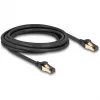 DeLOCK RJ45 netwerkkabel Cat.6A stekker-stekker S/FTP zwart 3 m