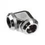 BitsPower Multi-Link adapter 90° voor 2x 12mm AD — BP-E90DML, glanzend zilver