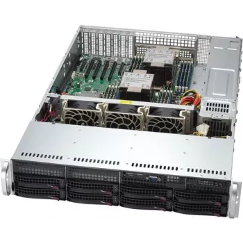 Supermicro SYS-621P-TRT server-barebone Intel C741 LGA 4677 (Socket E) rack (2U) zilver (SYS-621P-TRT)