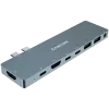 Oplaaddock 2xTB - 2xHDMI 2xUSB 3.0 2xUSB-C jack