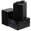 Mini hifi-stereosysteem Adler AD 1917 — Bluetooth V5.3, cd/usb/mp3, 2×25 W RMS, FM-tuner, 4-bands equalizer, AUX, zwart