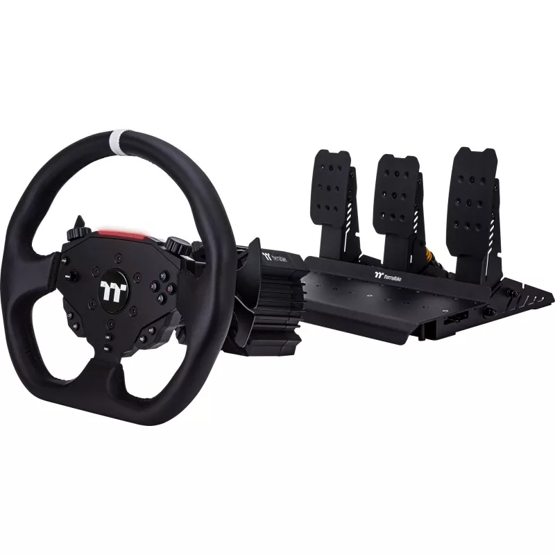 G6 Direct Drive Racing Wheel met pedalen bundel, simulatorset zwart