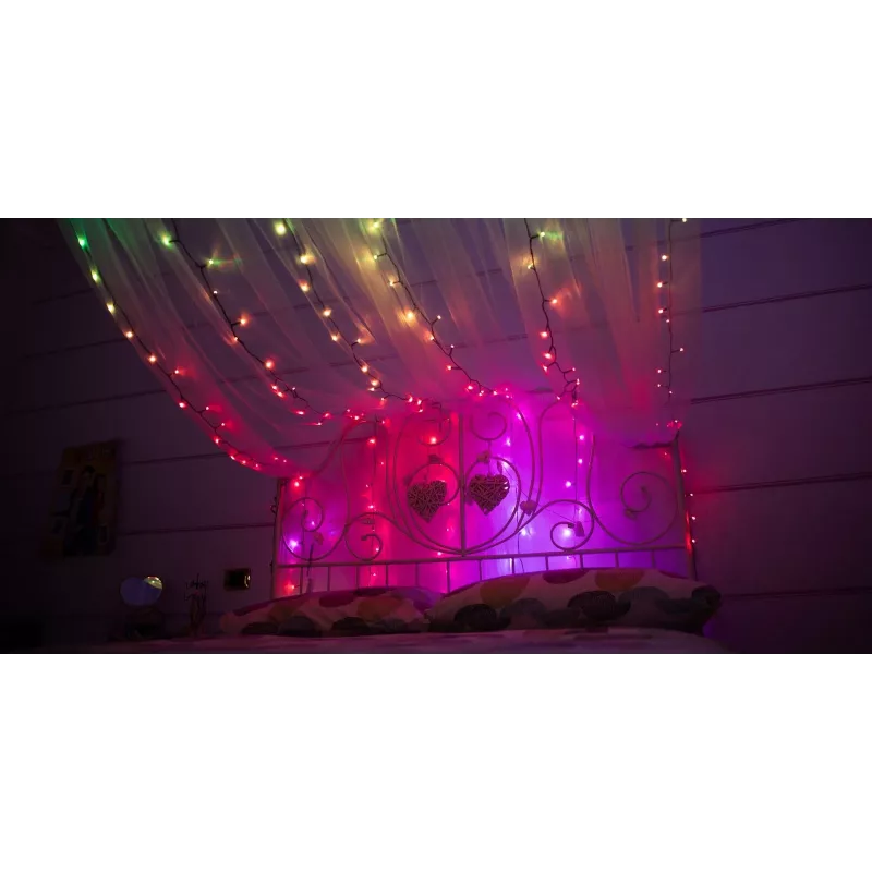 TWINKLY Strings 600 (TWS600STP-BEU) slimme kerstboomverlichting 600 LED RGB 48 m