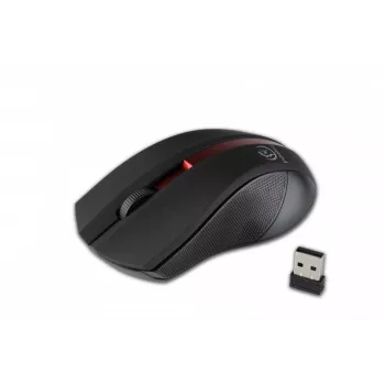 Draadloze optische muis Rebeltec GALAXY zwart/rood interface
