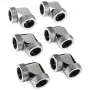 Raijintek Pelias D160906 16 mm 90°-adapter (6 stuks), zilver