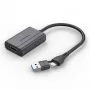 Kabeladapter Vention ACYHB – USB-C + USB-A naar HDMI, grijs