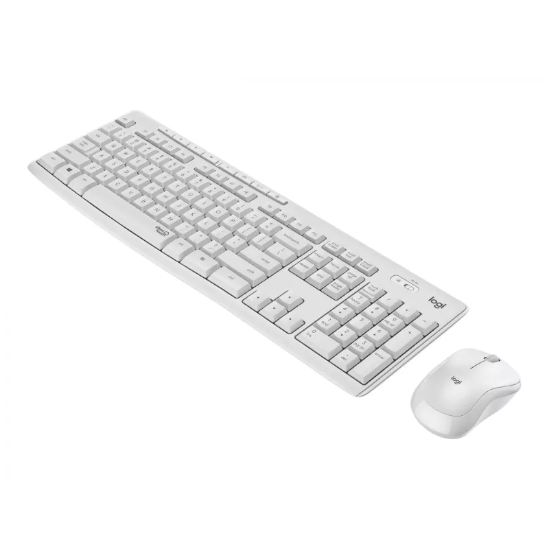 Logitech MK295 Silent - toetsenbord-muisset - draadloos - 2,4 GHz - Italiaans - crèmewit