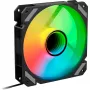 SHARKOON SHARK Mirror RGB PWM 120 mm behuizingsventilator, 1500 RPM, zwart