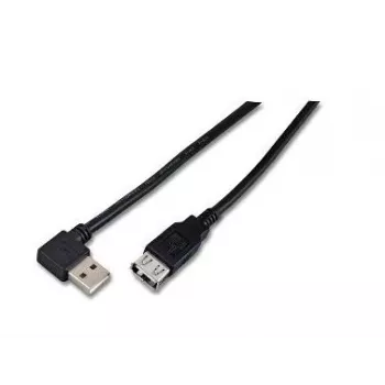 Microconnect USBAAF2ASchwarz USB-kabel USB 2.0 1,8 m USB-A zwart