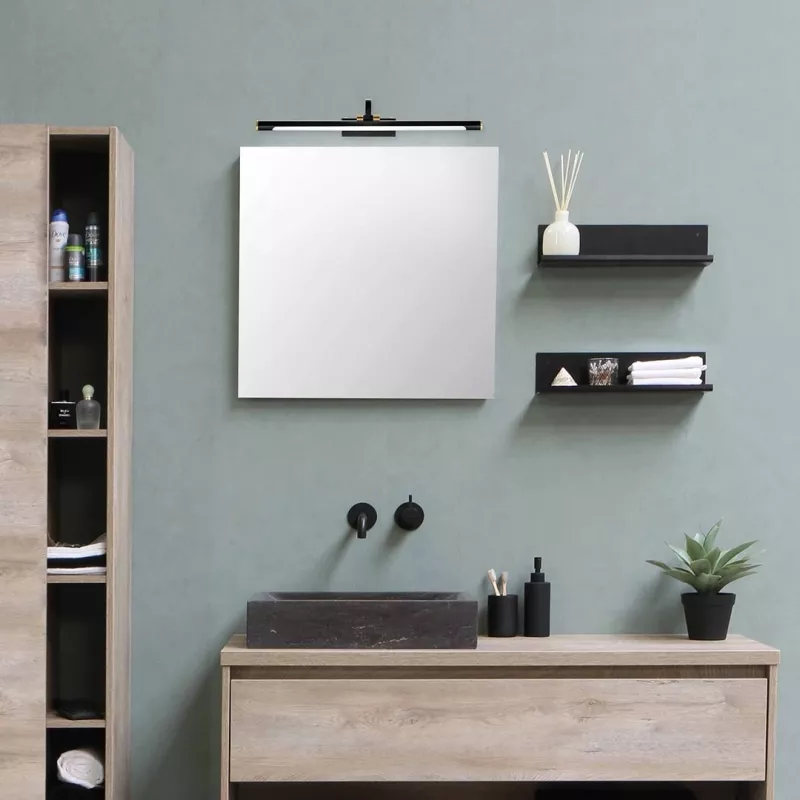 Decoratieve wandlamp ActiveJet AJE-FADO — LED 12W, 720 lm, 4000K, IP44, 560×210×100 mm