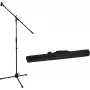 Microfoonstatiefset Omnitronic PRO met giek en draagtas