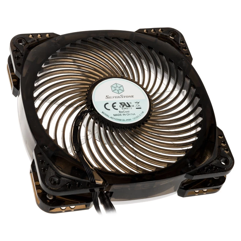 SilverStone SST-AP124-ARGB 120mm ARGB behuizingsventilator - zwart