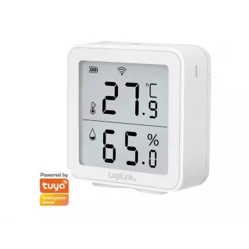 LogiLink SC0116 hygrometer psychrometer binnen elektronisch wit digitaal
