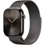 Apple Watch Series 10 GPS + Cellular 46mm Slate Titanium behuizing met Slate Milanese band - M/L (MWYW3QF/A)