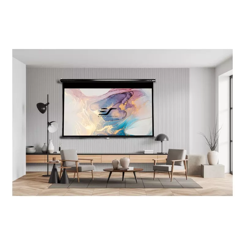 Elite Screens | Manual Series | M92UWH | diagonaal 92 inch | 16:9 | zichtbare beeldbreedte (B) 204 cm | zwart