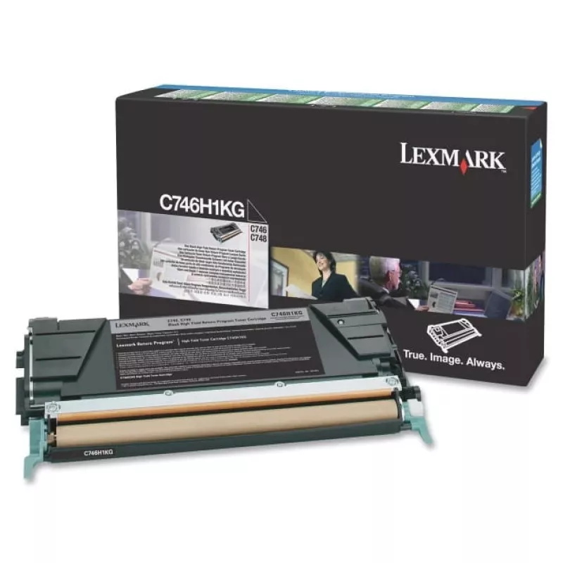 Toner Lexmark C746H1KG zwart 10000 pagina's