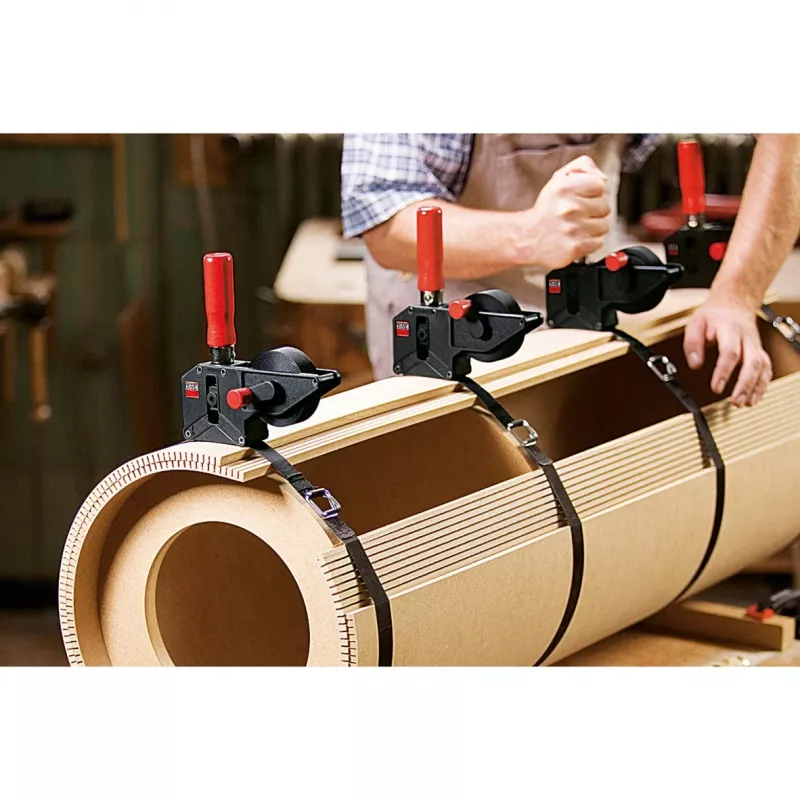 Bandklem Bessey BAN700 7 m zwart rood
