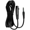 Microfoon SVEN MK-100 (bekabeld, dynamisch, metaal, kabel 4,0 m, 6,3/3,5 mm jack, niere, zwart)