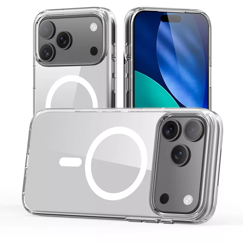 Nevox StyleShell SHOCKFlex - iPhone 17 Pro Max compatibel met MagSafe transparant