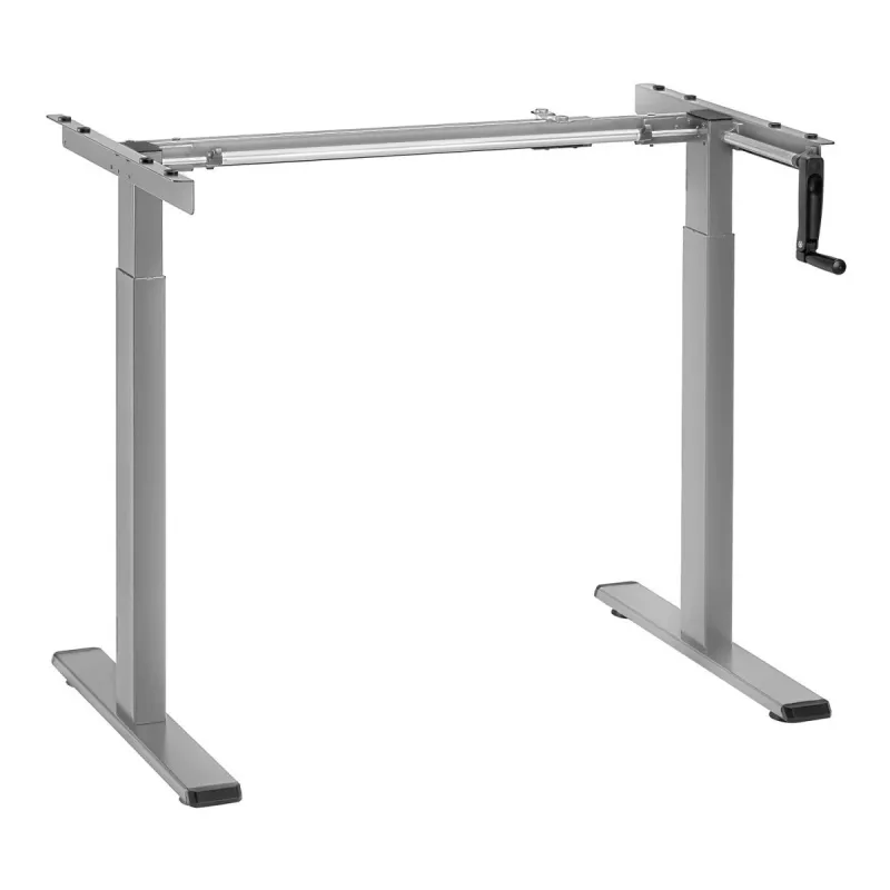Handmatig in hoogte verstelbaar bureau MACLEAN MC-790NG — max. belasting 60 kg, max. hoogte 120 cm