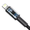 Baseus High Density gevlochten kabel Type-C naar Lightning, PD, 20W, 1m (zwart)