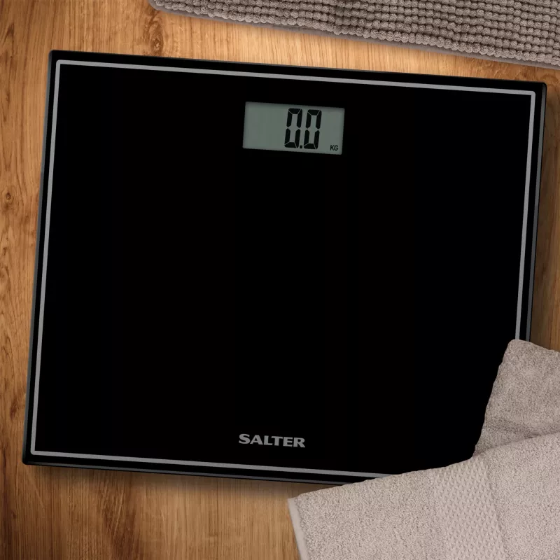 Salter 9207 BCFEU12 compacte elektronische personenweegschaal - zwart