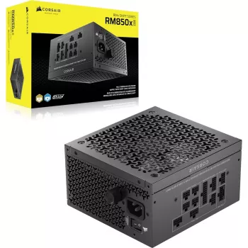 Voeding CORSAIR RMx Shift Series RM850x 850W ATX 24-polig, 80 PLUS Gold, zwart, 140-mm-ventilator