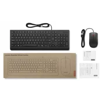 Lenovo Essential Bedrade toetsenbord- en muisset