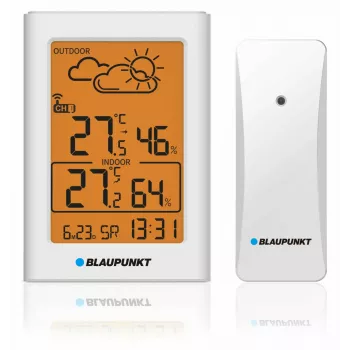 Blaupunkt WS15WH weerstation met buitensensor, wit