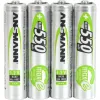 Batterij Ansmann blister 4 X accu AAA 550 mAh