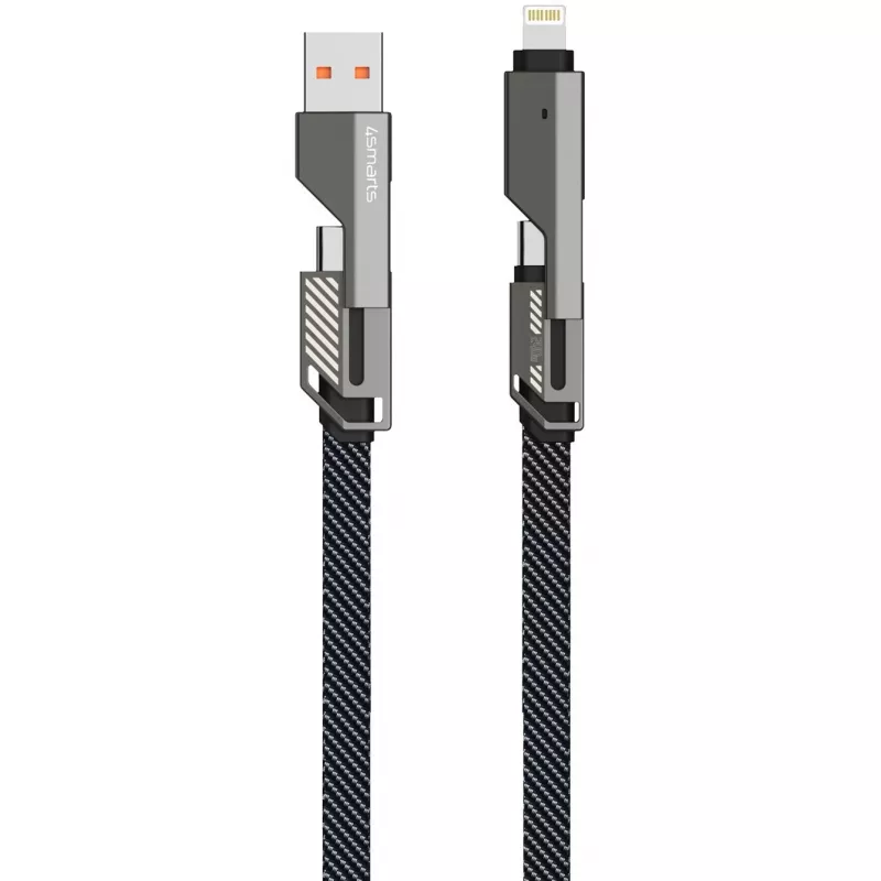 4smarts USB-C kabel ComboCord Flat 240W+ sleutelhanger - kabel - Digitaal/Data