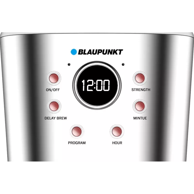 Blaupunkt CMD802WH Display 1,5 l zilveren filterkoffiezetapparaat